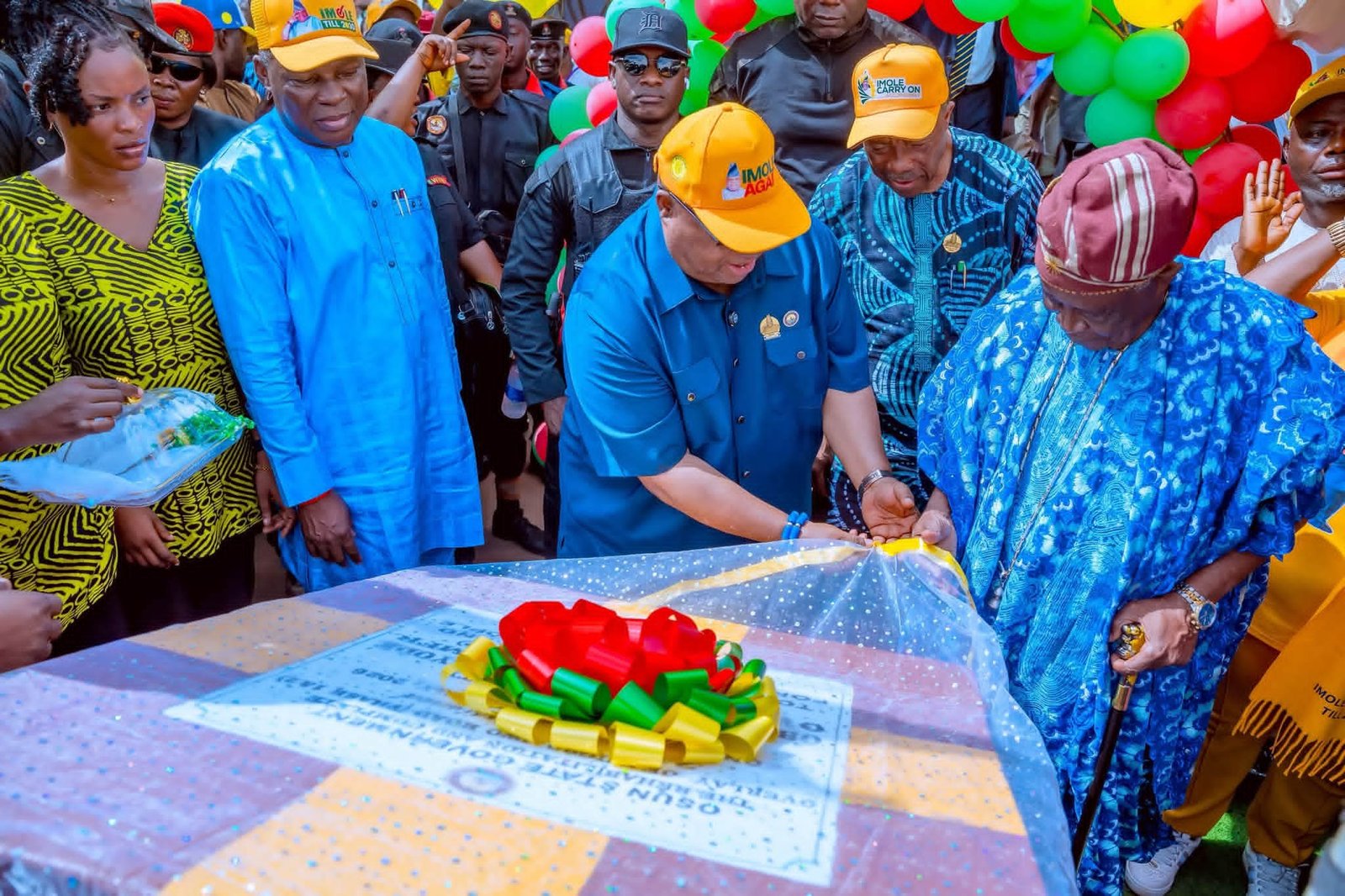 Governor Ademola Adeleke Commissions Three Strategic Road Projects in Ejigbo